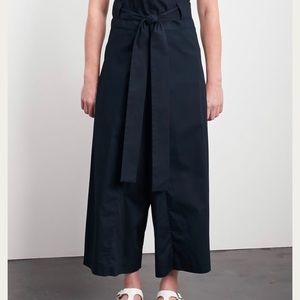 Roucha paper bag wide leg pant